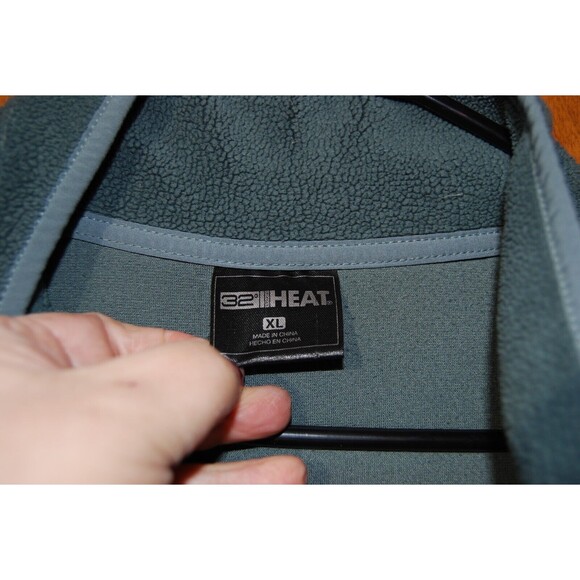 Men's 32 Degrees Heat Tech 1/4 Zip Pullover Lightweight Stretch Fabric XL Blue - Picture 3 of 6
